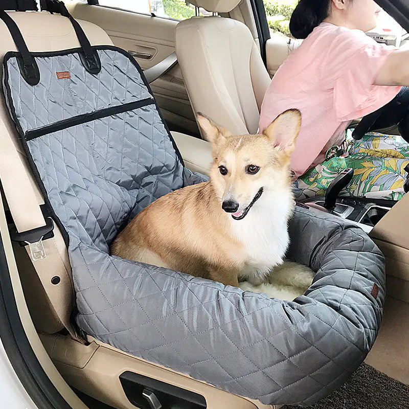Deluxe Car Travel Pet Bed