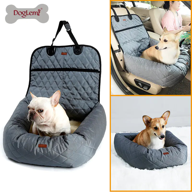 Deluxe Car Travel Pet Bed